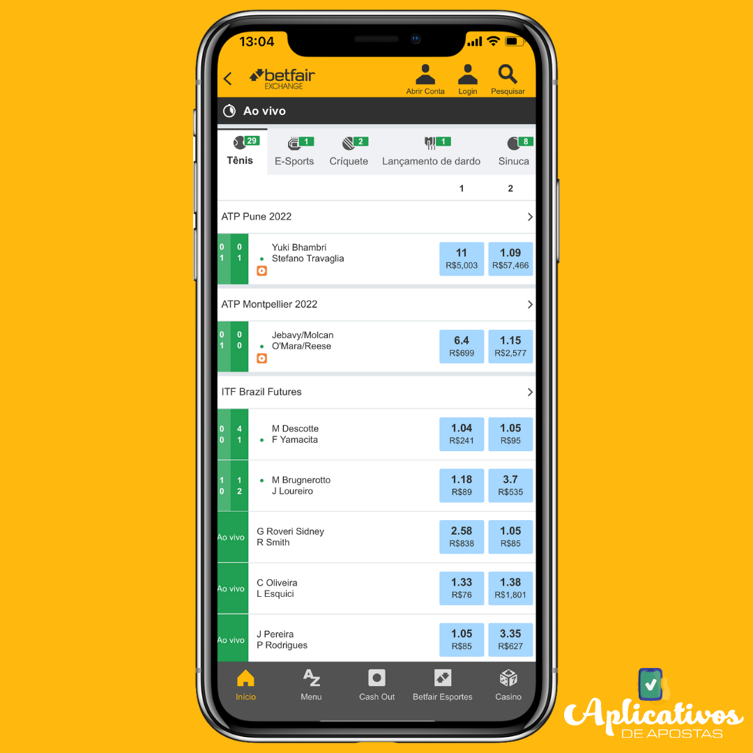 Betfair app