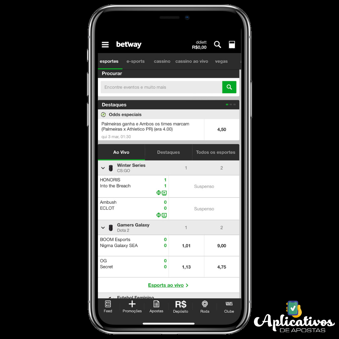 Betway app esportes