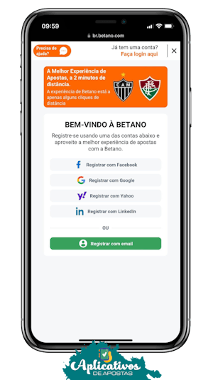 Cadastro Betano