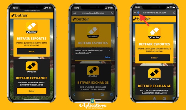 Faça o download do aplicativo da Betfair Esportes para Android