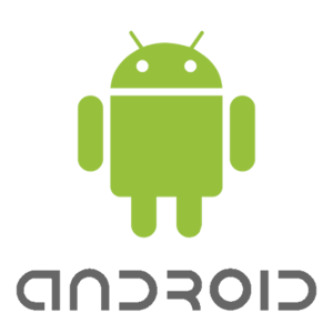 Android logo white