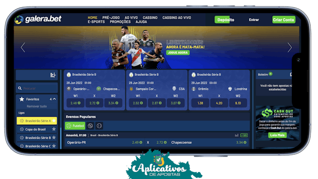 Galerabet promete site otimizado para a versao mobile